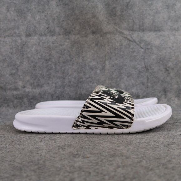 Nike Shoes Womens 10 Sandals Slides Benassi Sport Recovery Comfort Casual Print - Picture 2 of 11